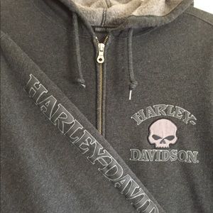 Harley Davidson zip hoodie